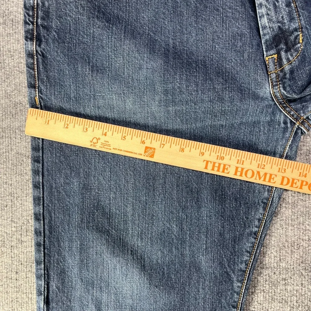 Arizona Jean Co. Slim Straight Jeans Men Blue Denim Cotton Zip Fly Y2K - 41X31.5
